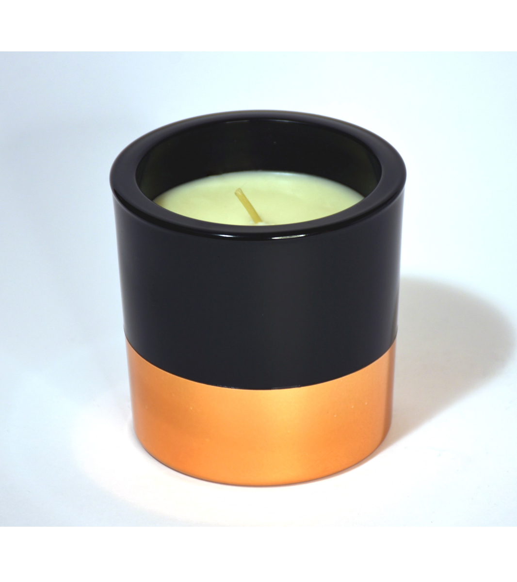 Свеќа Candele Firenze VIP Glass (кадифена црна/металик бакарна)